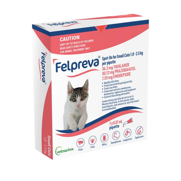 FELPREVA SMALL CAT 1-2.5KG 1'S