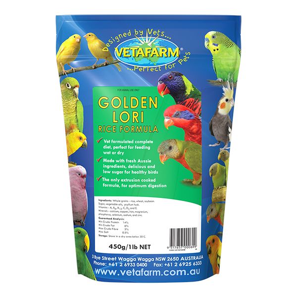 VETAFARM GOLDEN LORI 450GM