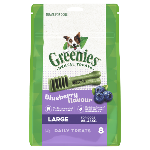 GREENIES BLUEBERRY LARGE 340G