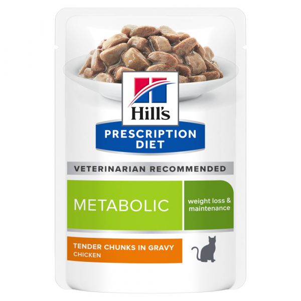 HILLS CAT METABOLIC 85G 12'S