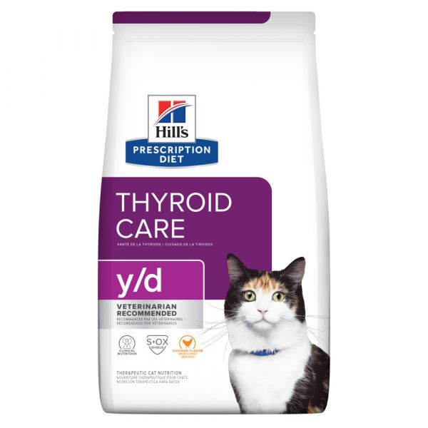 HILLS CAT Y/D THYROID 1.8KG