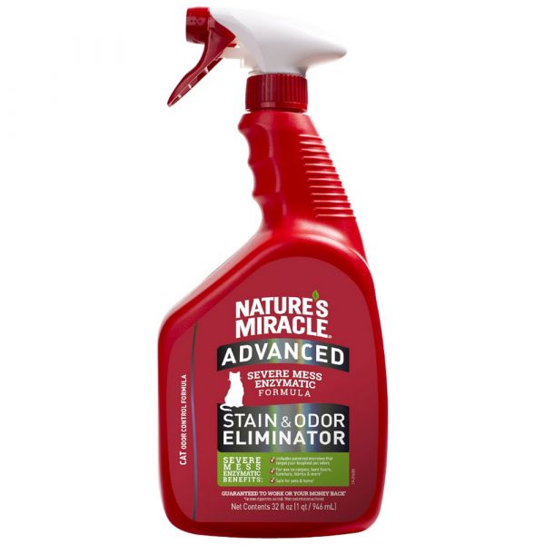 NATURES MIRACLE CAT ADVANCED LEMON 946ML