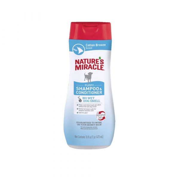 NATURES MIRACLE PUPPY SHAMP & COND 473ML