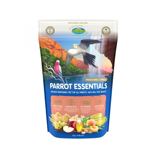 VETAFARM PARROT ESSENTIALS 2KG