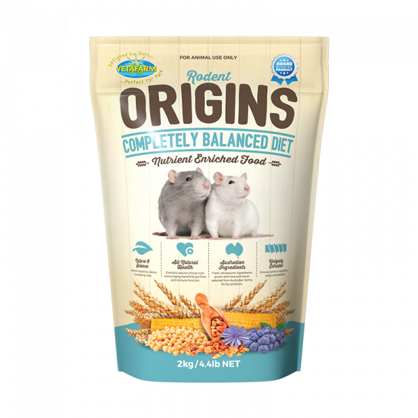 VETAFARM RODENT ORIGINS 2KG