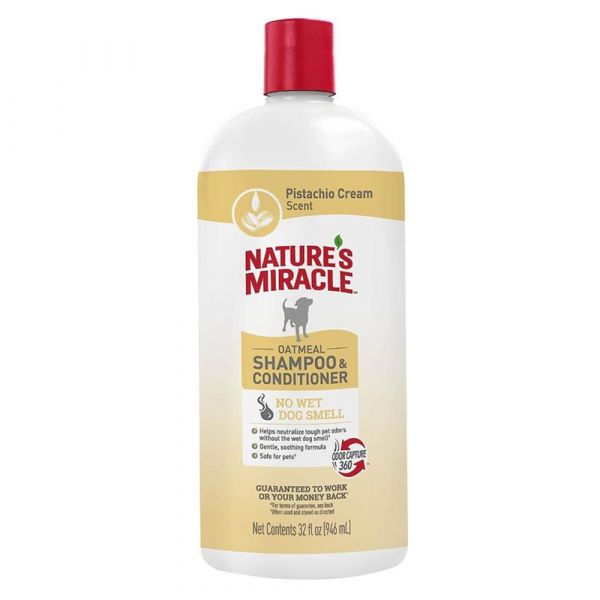 NATURES MIRACLE OATMEAL SHAMP & COND 946ML