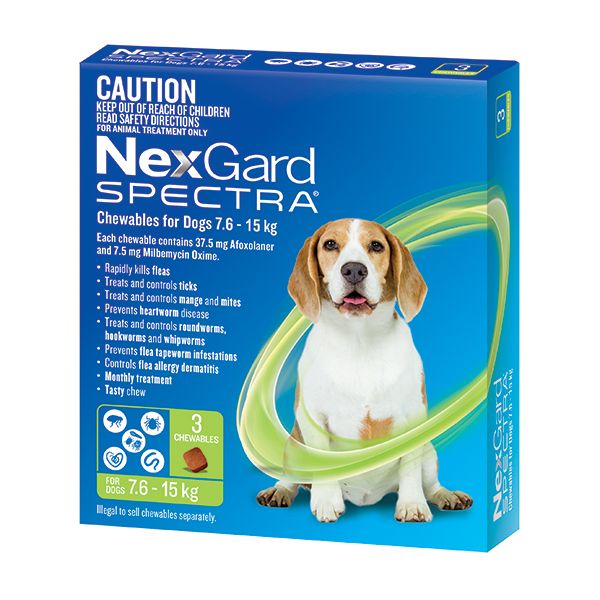 NEXGARD SPECTRA GREEN 3'S