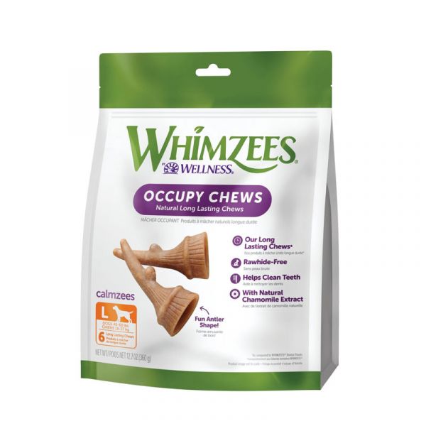 WHIMZEES OCCUPY ANTLERS L VALUE BAG 6'S